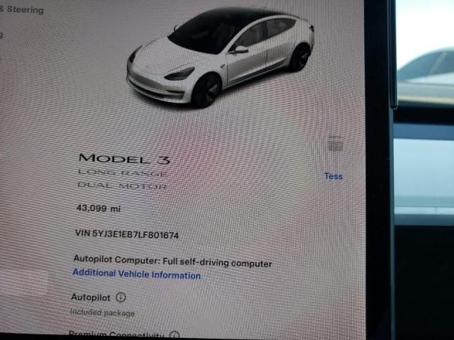 2020 TESLA MODEL 3 - 5YJ3E1EB7LF801674