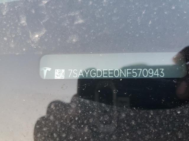 2022 TESLA MODEL Y - 7SAYGDEE0NF570943