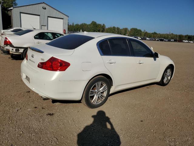 INFINITI G25 2012 white sedan 4d gas JN1DV6AR6CM861766 photo #4