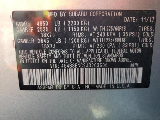 VIN 4S4BSENC2J3263606 2018 Subaru Outback, 3.6R Lim... no.13