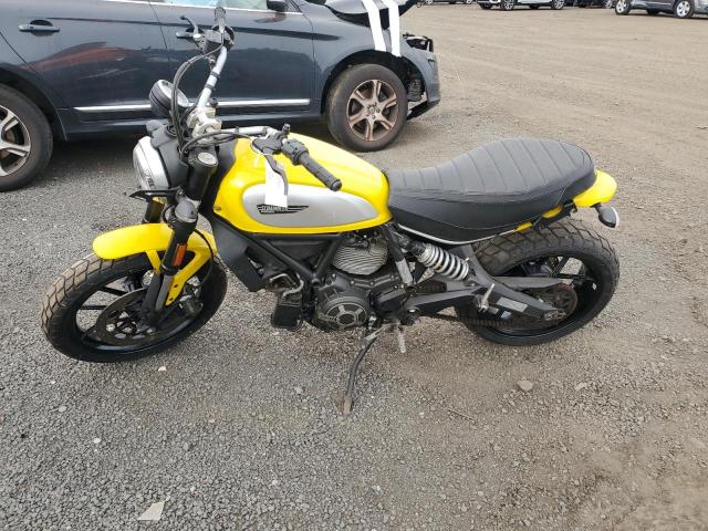 DUCATI SCRAMBLER 2016 yellow road/str gas ML015ANM7GT005986 photo #4