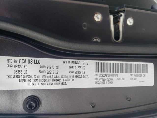 2015 CHRYSLER 300 S - 2C3CCABT2FH887076