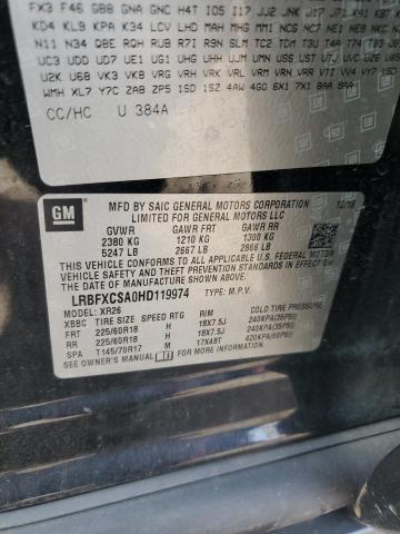 VIN LRBFXCSA0HD119974 2017 Buick Envision, Preferred no.13