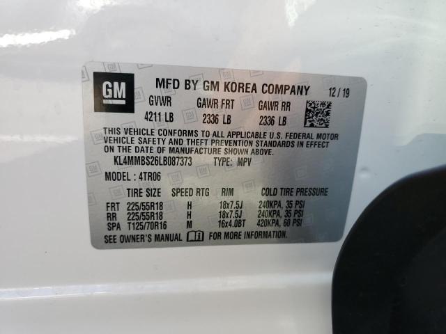 VIN KL4MMBS26LB087373 2020 Buick Encore, Preferred no.14