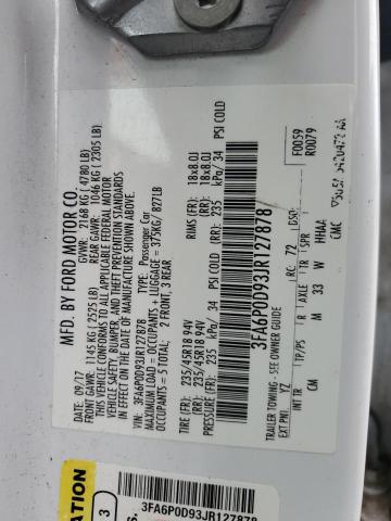 VIN 3FA6P0D93JR127878 2018 Ford Fusion, Titanium/Pl... no.12