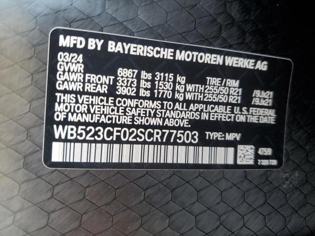 2025 BMW IX XDRIVE5 - WB523CF02SCR77503