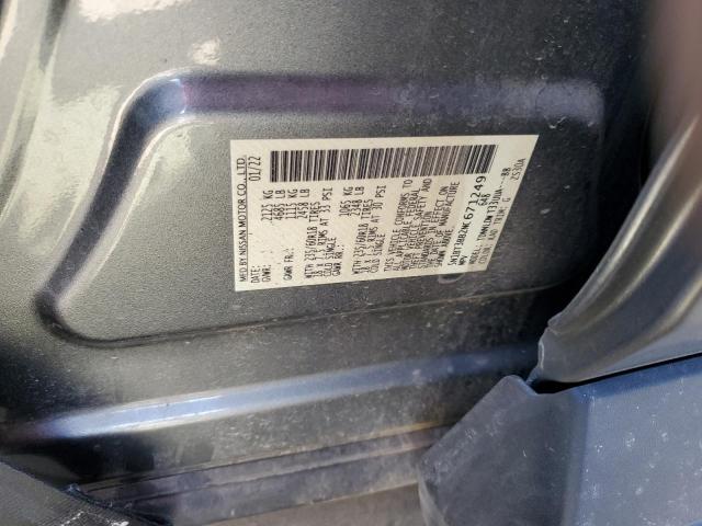 VIN 5N1BT3BB2NC671249 2022 Nissan Rogue, SV no.12