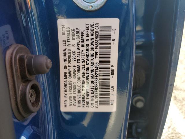 2015 HONDA CIVIC EX - 19XFB2F83FE211495