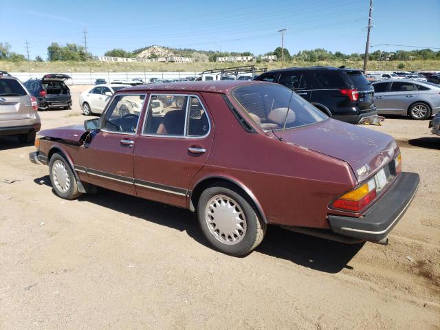 SAAB 900 S 1984 maroon  gas YS3AH45J0E1012360 photo #3