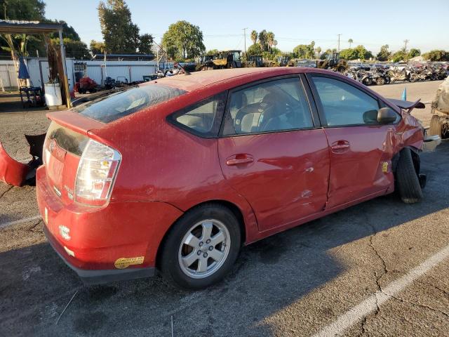 TOYOTA PRIUS 2006 red hatchbac hybrid engine JTDKB20U563141641 photo #4