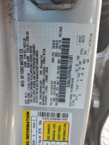 2016 LINCOLN MKZ - 3LN6L2G99GR613581