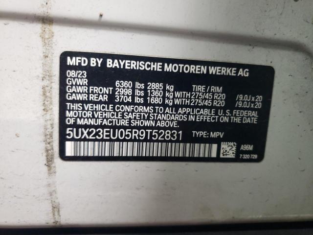 VIN 5UX23EU05R9T52831 2024 BMW X5, Xdrive40I no.13