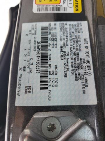 VIN 3FA6P0SU4HR306528 2017 Ford Fusion, Titanium Phev no.12