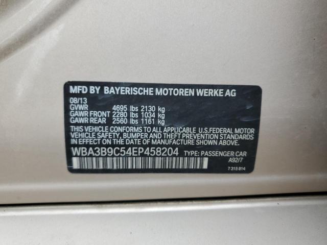 VIN WBA3B9C54EP458204 2014 BMW 3 Series, 335 XI no.12