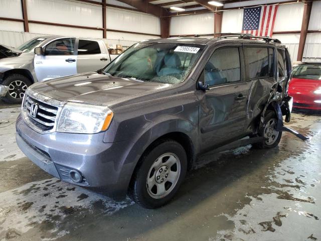 VIN 5FNYF3H21EB011171 2014 Honda Pilot, LX no.1