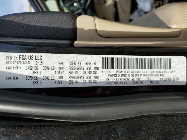 2015 JEEP GRAND CHER - 1C4RJEBG5FC231169
