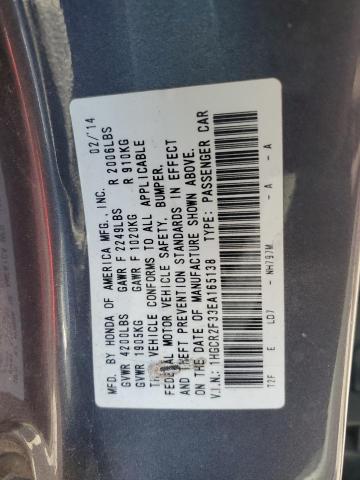 VIN 1HGCR2F33EA165138 2014 Honda Accord, LX no.12