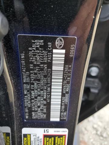 2020 TOYOTA CAMRY LE - 4T1C11AK1LU863429