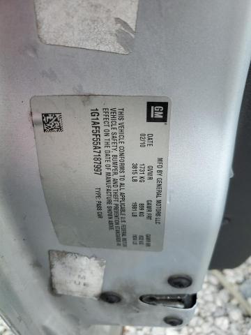 2010 CHEVROLET COBALT 2LT - 1G1AF5F55A7187997