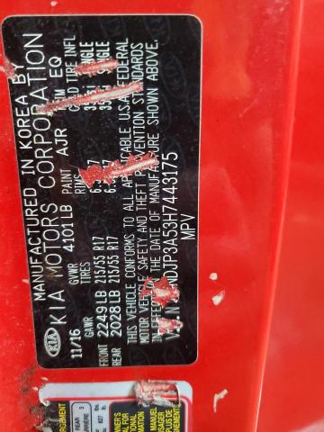 VIN KNDJP3A53H7443175 2017 KIA Soul, + no.12