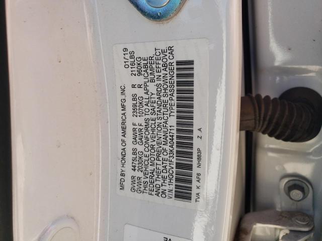 2019 HONDA ACCORD SPO - 1HGCV1F33KA044711