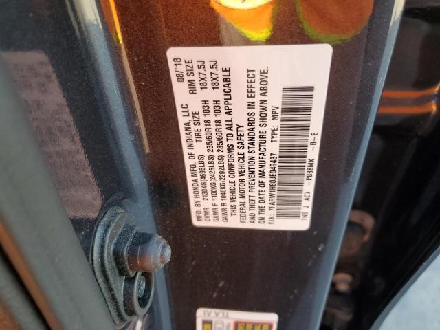 2018 HONDA CR-V EXL - 7FARW1H80JE049437