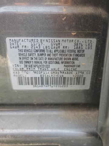 2018 NISSAN SENTRA S - 3N1AB7AP9JY231203