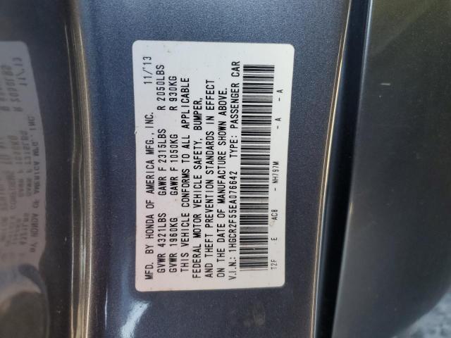 VIN 1HGCR2F55EA076642 2014 Honda Accord, Sport no.13