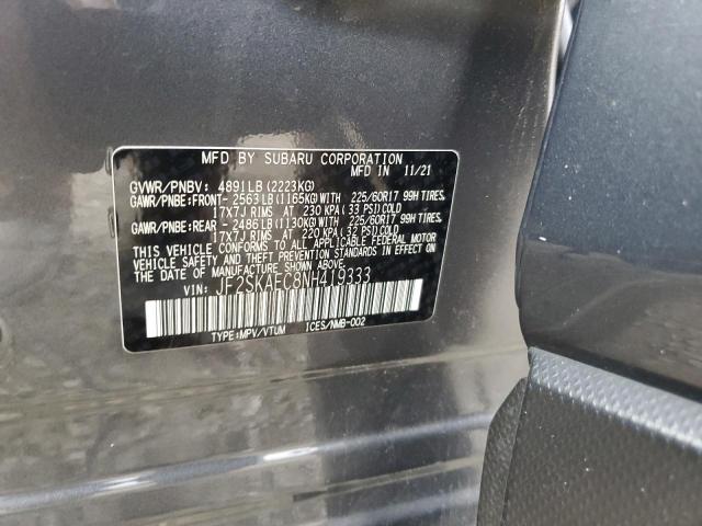 2022 SUBARU FORESTER P - JF2SKAEC8NH419333