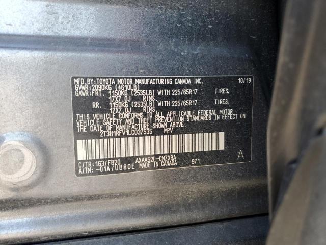 VIN 2T3H1RFV1LC037535 2020 Toyota RAV4, LE no.13