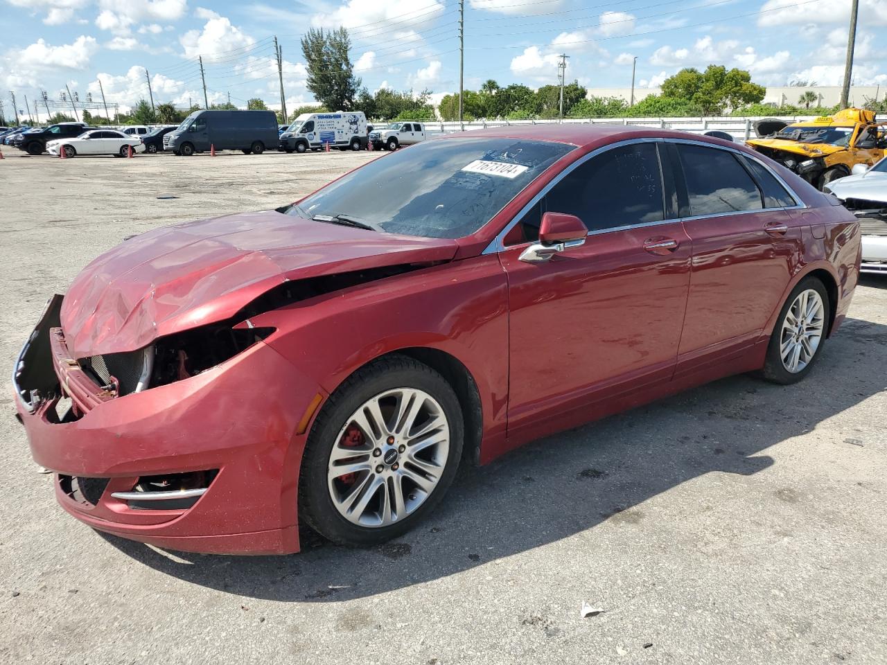 Lot #2840131808 2016 LINCOLN MKZ