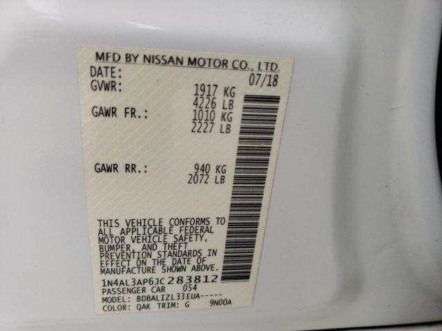 2018 NISSAN ALTIMA 2.5 - 1N4AL3AP6JC283812