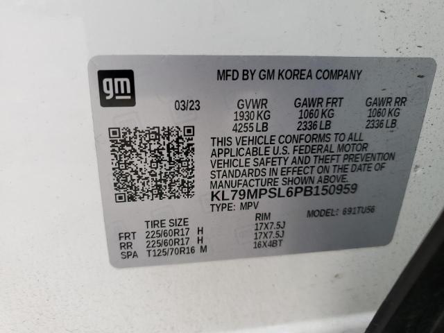 2023 CHEVROLET TRAILBLAZE - KL79MPSL6PB150959