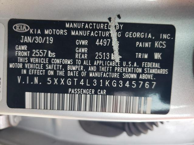 2019 KIA OPTIMA LX - 5XXGT4L31KG345767