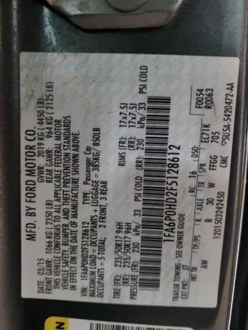 VIN 1FA6P0HD2F5128612 2015 Ford Fusion, SE no.12