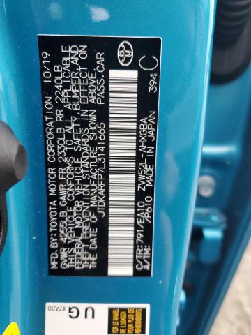 2020 TOYOTA PRIUS PRIM - JTDKARFP7L3141665