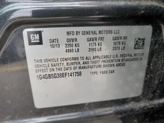 VIN 1G4GB5G38EF141758 2014 Buick Lacrosse no.13