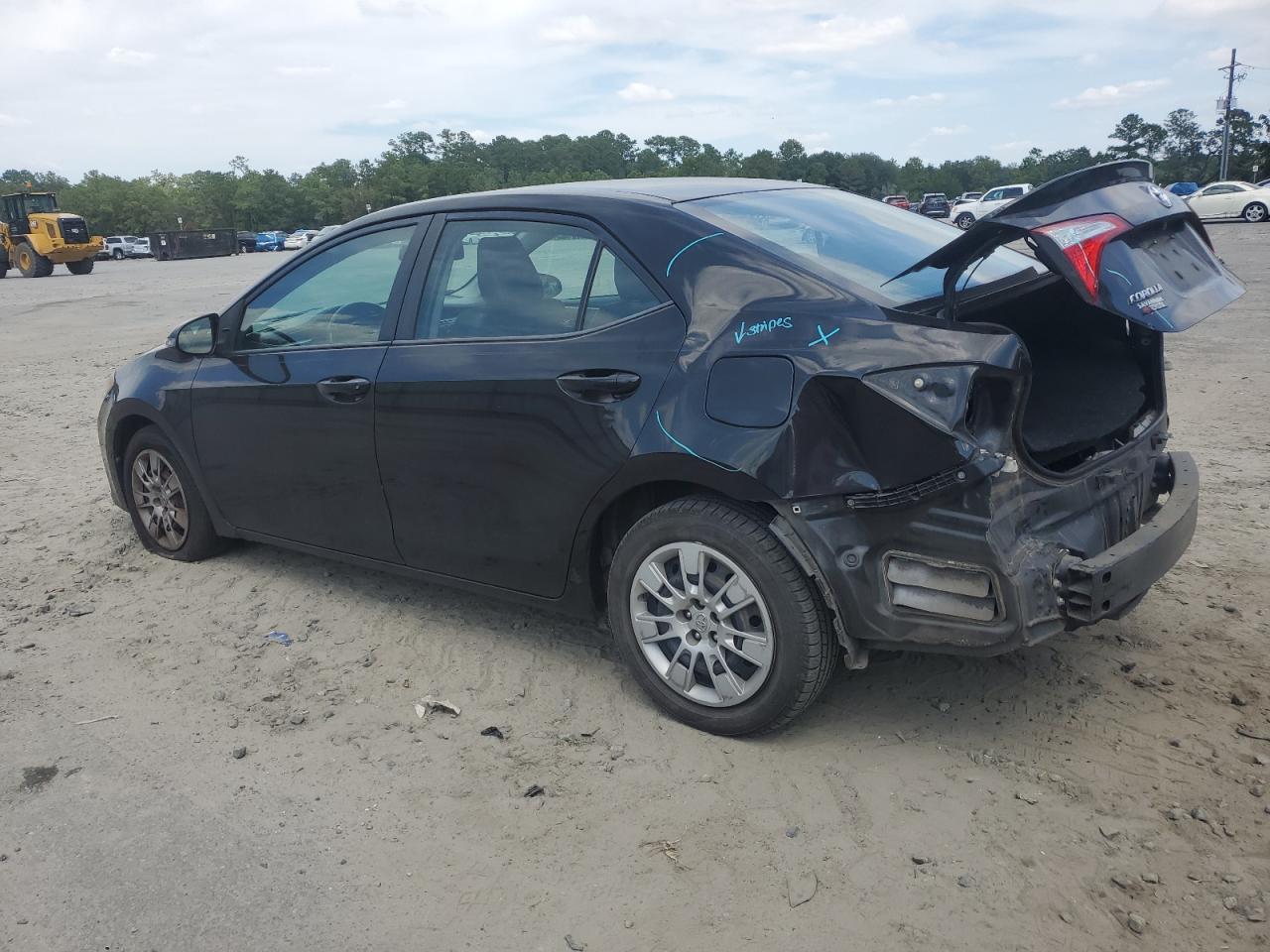 TOYOTA COROLLA L 2016 black  gas 2T1BURHE4GC714764 photo #3