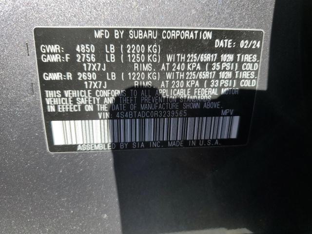 2024 SUBARU OUTBACK PR - 4S4BTADC0R3239565