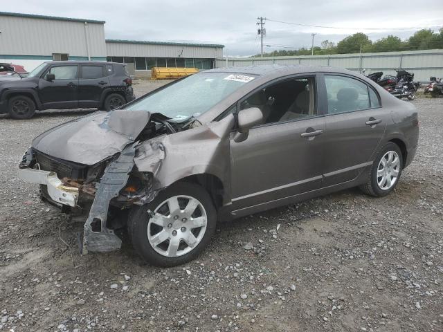 HONDA CIVIC LX 2011 tan  gas 2HGFA1F59BH514803 photo #1