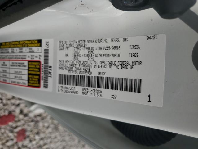 2021 TOYOTA TUNDRA DOU - 5TFRY5F10MX282988