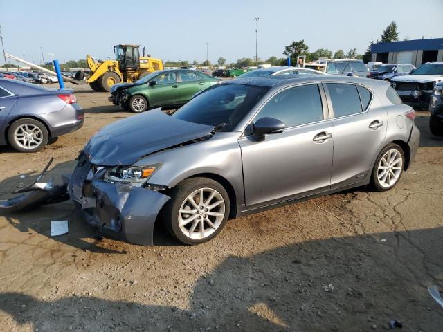 LEXUS CT 200 2013 gray  hybrid engine JTHKD5BH7D2155649 photo #1