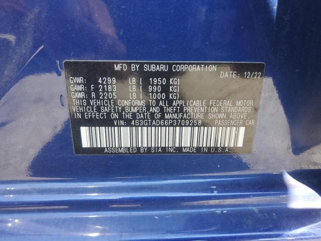 2023 SUBARU IMPREZA PR - 4S3GTAD66P3709258