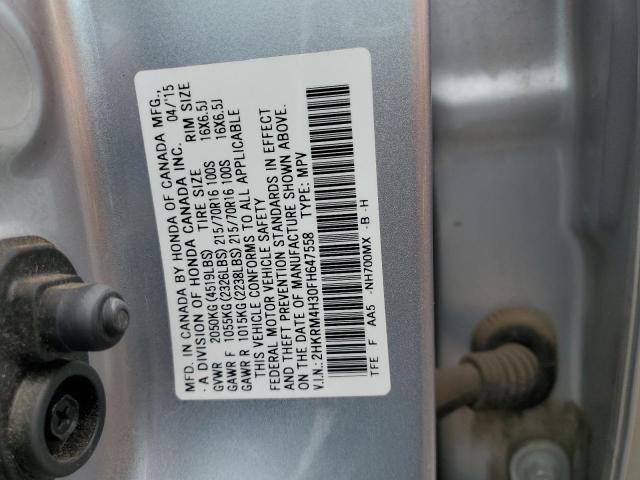 2015 HONDA CR-V LX - 2HKRM4H30FH647558
