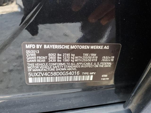 VIN 5UXZV4C58D0G54016 2013 BMW X5, Xdrive35I no.13