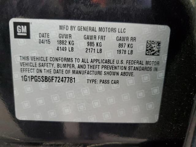 2015 CHEVROLET CRUZE LTZ - 1G1PG5SB6F7247781