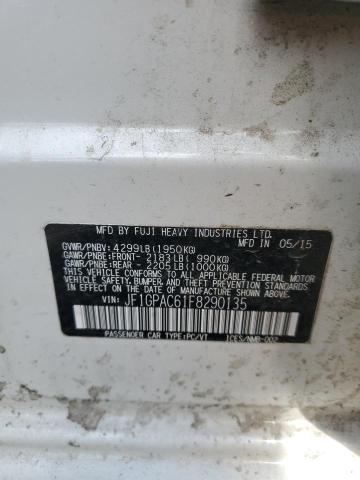 2015 SUBARU IMPREZA PR - JF1GPAC61F8290135