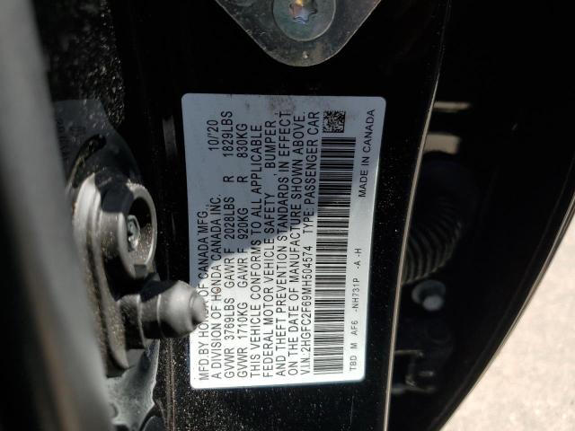 2021 HONDA CIVIC LX - 2HGFC2F69MH504574