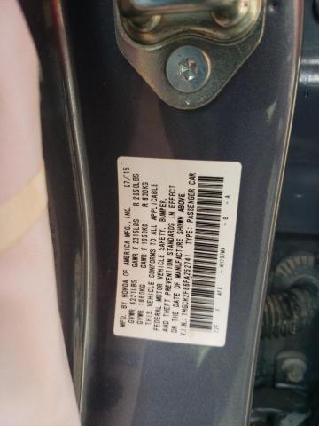 VIN 1HGCR2F86FA252741 2015 Honda Accord, Exl no.12