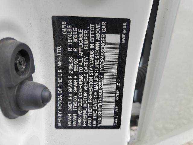 2018 HONDA CIVIC SPOR - SHHFK7H48JU225367